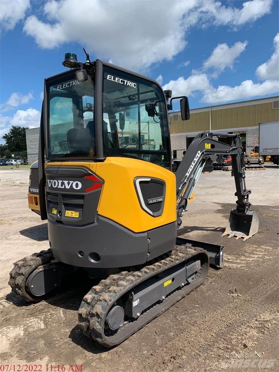 Volvo ECR25D Mini ekskavatörler, 7 tona dek