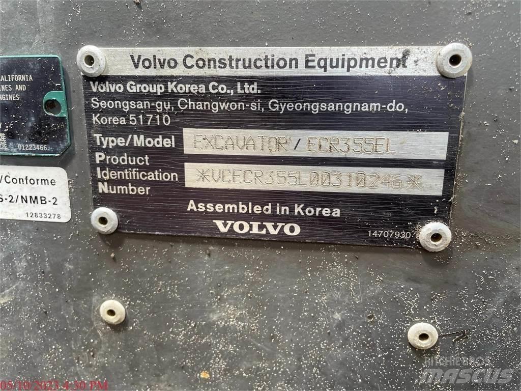 Volvo ECR355EL Paletli ekskavatörler