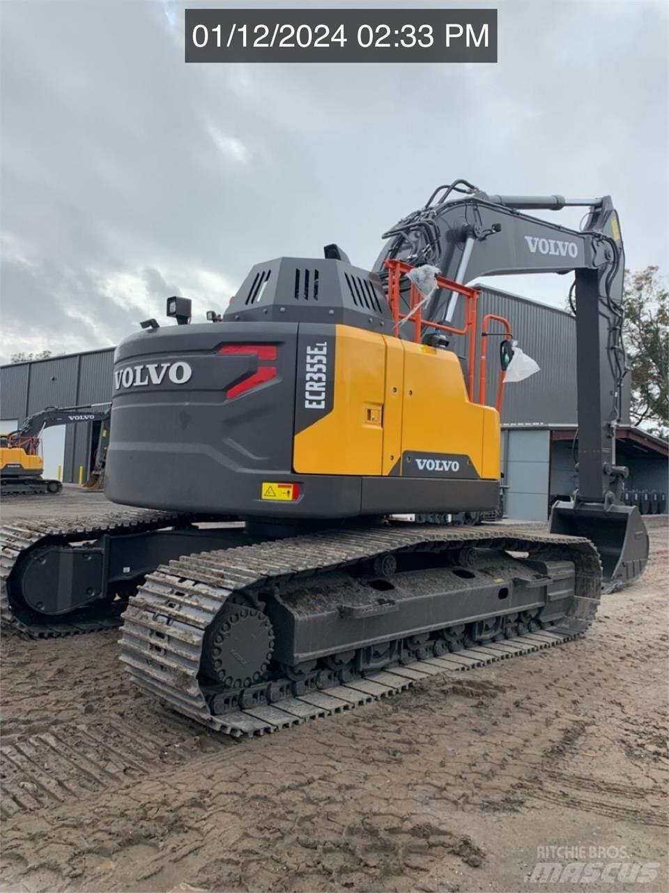 Volvo ECR355EL Paletli ekskavatörler