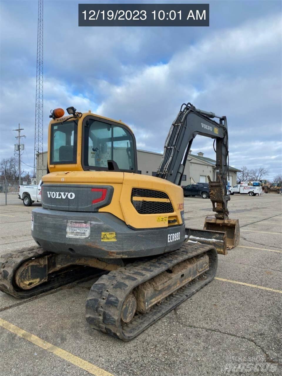Volvo ECR88D Paletli ekskavatörler