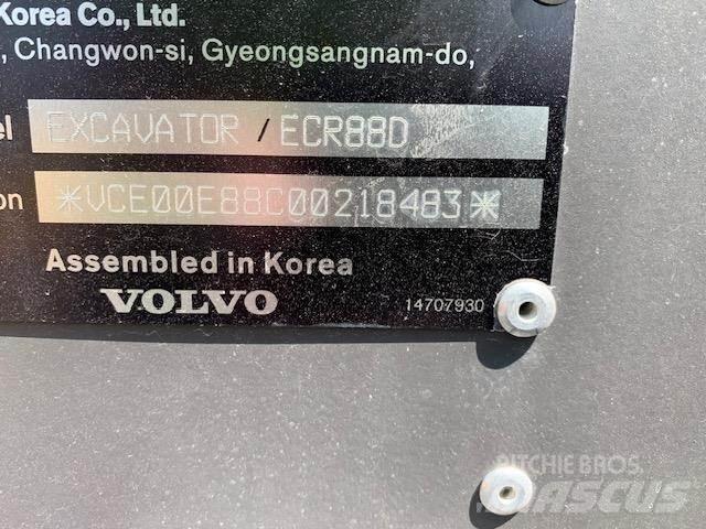 Volvo ECR88D Paletli ekskavatörler