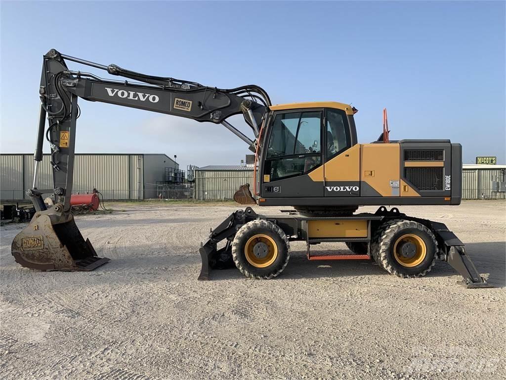 Volvo EW180E Lastik tekerli ekskavatörler