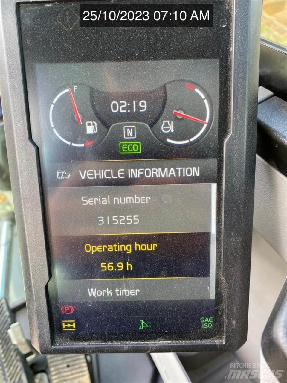 Volvo EW60E Lastik tekerli ekskavatörler