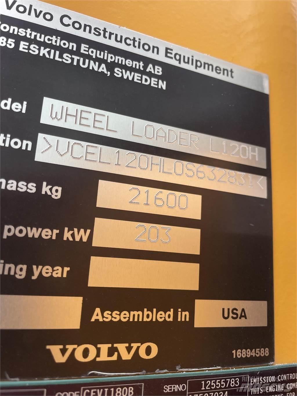 Volvo L120H Tekerlekli yükleyiciler