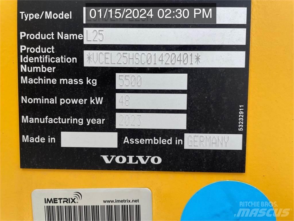 Volvo L25 Tekerlekli yükleyiciler