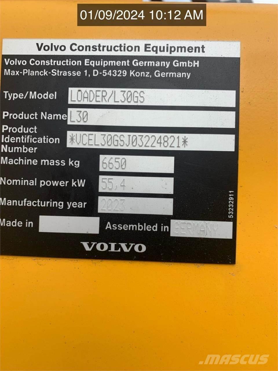 Volvo L30GS Tekerlekli yükleyiciler