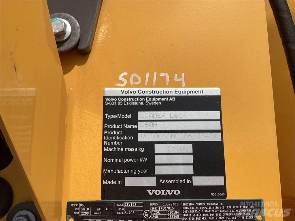Volvo L60H Tekerlekli yükleyiciler