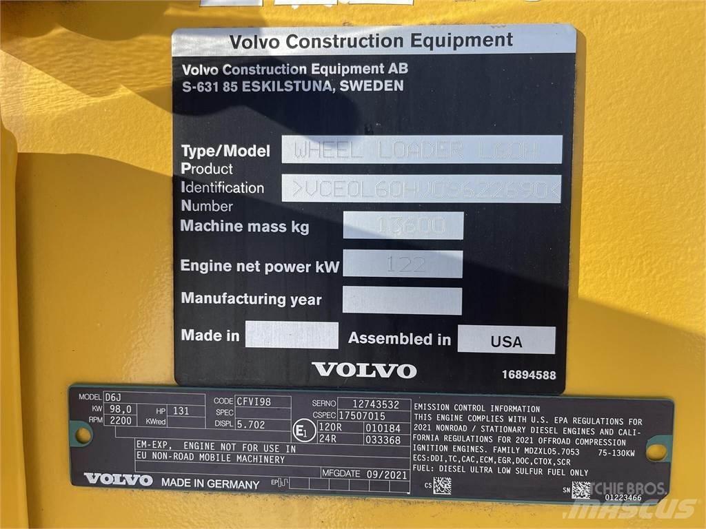 Volvo L60H Tekerlekli yükleyiciler