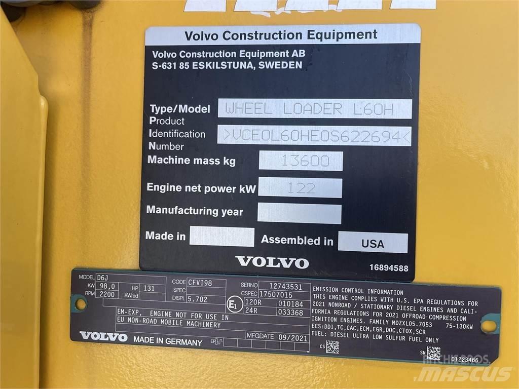 Volvo L60H Tekerlekli yükleyiciler