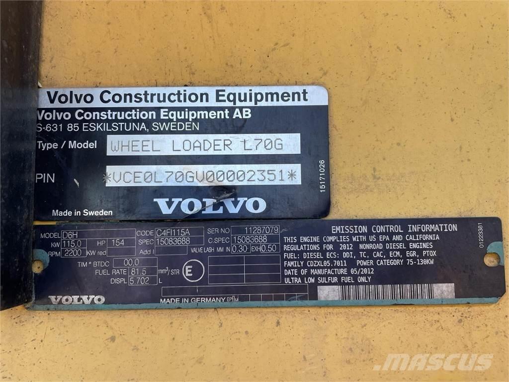 Volvo L70G Tekerlekli yükleyiciler
