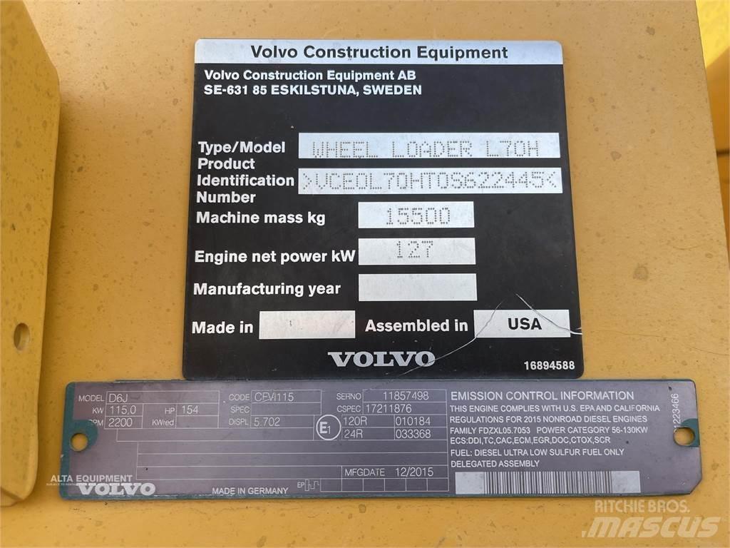 Volvo L70H Tekerlekli yükleyiciler
