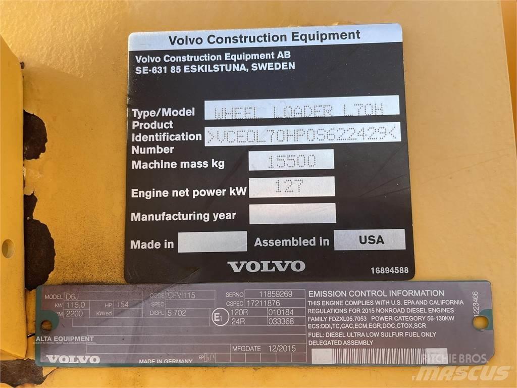 Volvo L70H Tekerlekli yükleyiciler