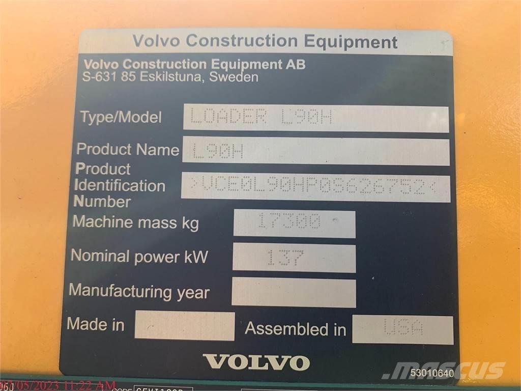 Volvo L90H Tekerlekli yükleyiciler