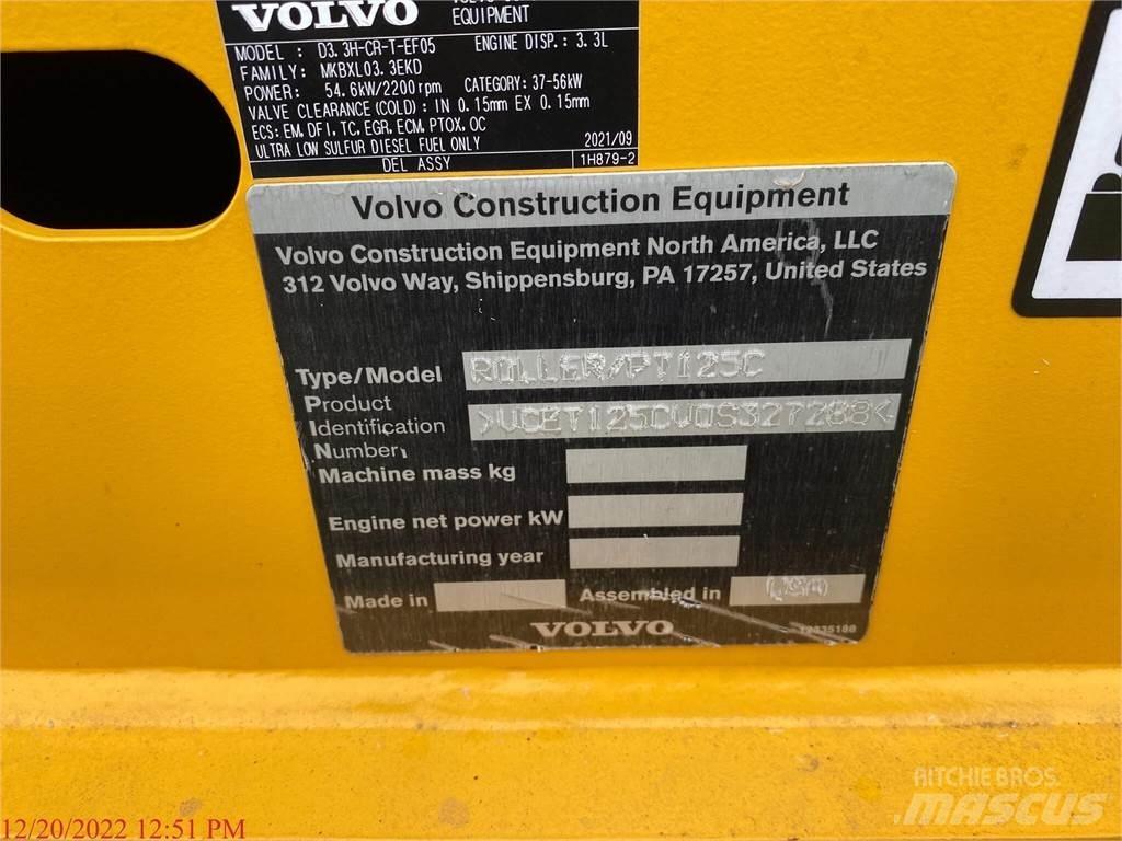 Volvo PT125C Pnömatik lastikli silindirler