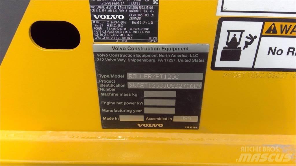 Volvo PT125C Pnömatik lastikli silindirler