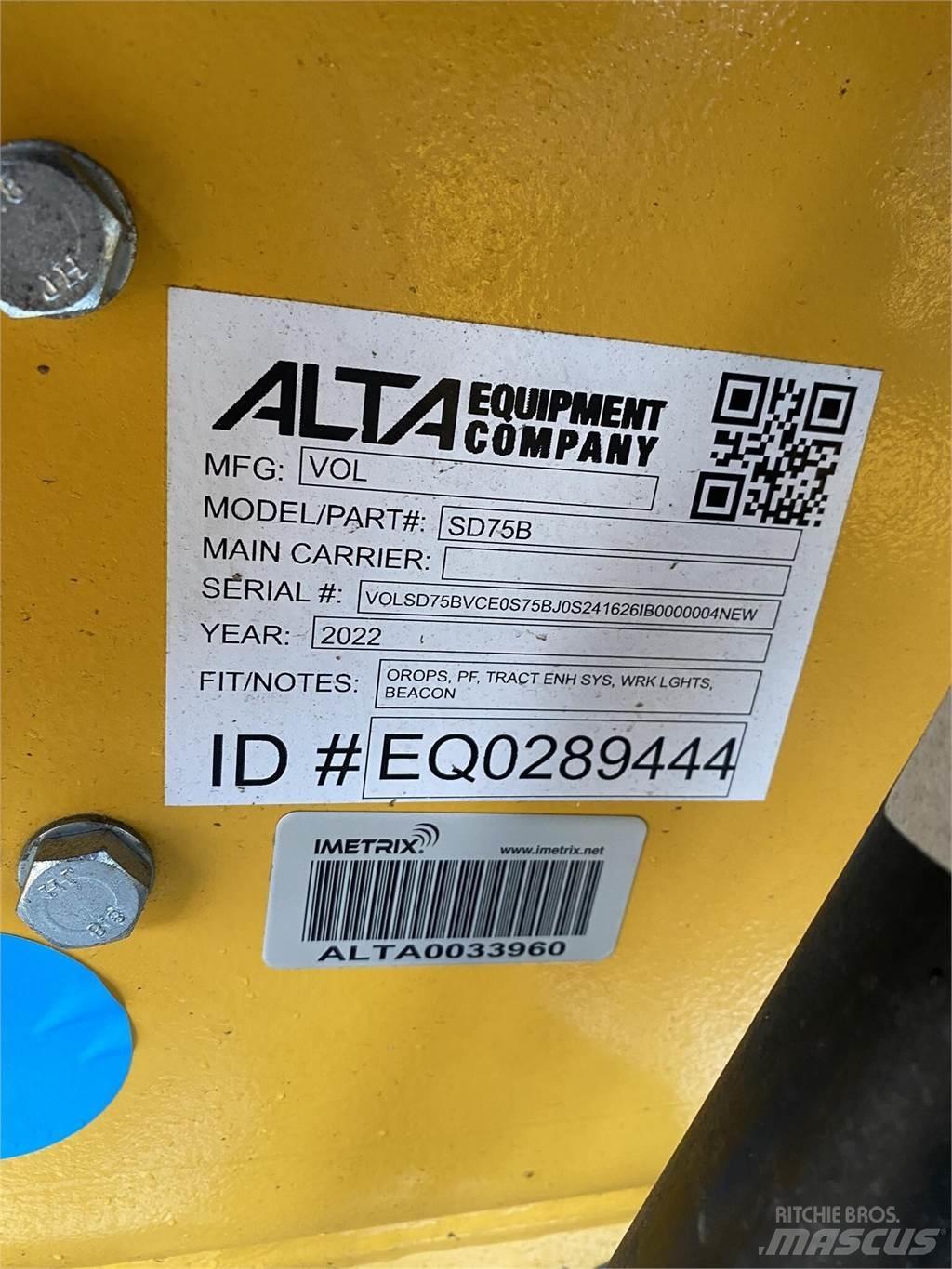 Volvo SD75B Atik eziciler