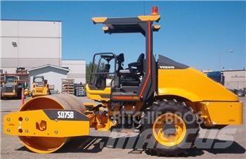 Volvo SD75B Çift tamburlu silindirler