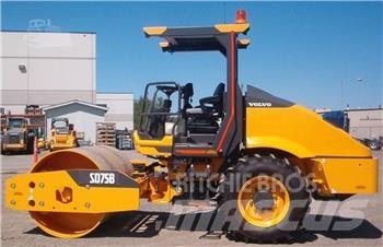 Volvo SD75B Çift tamburlu silindirler