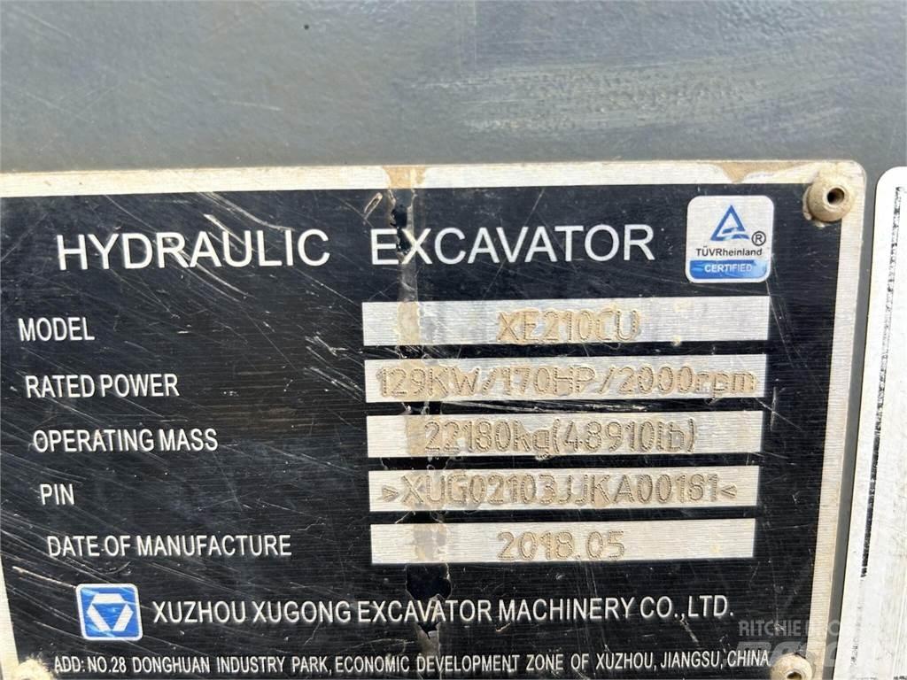 XCMG XE210CU Paletli ekskavatörler