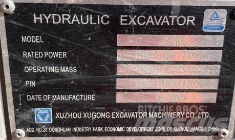 XCMG XE210U Paletli ekskavatörler