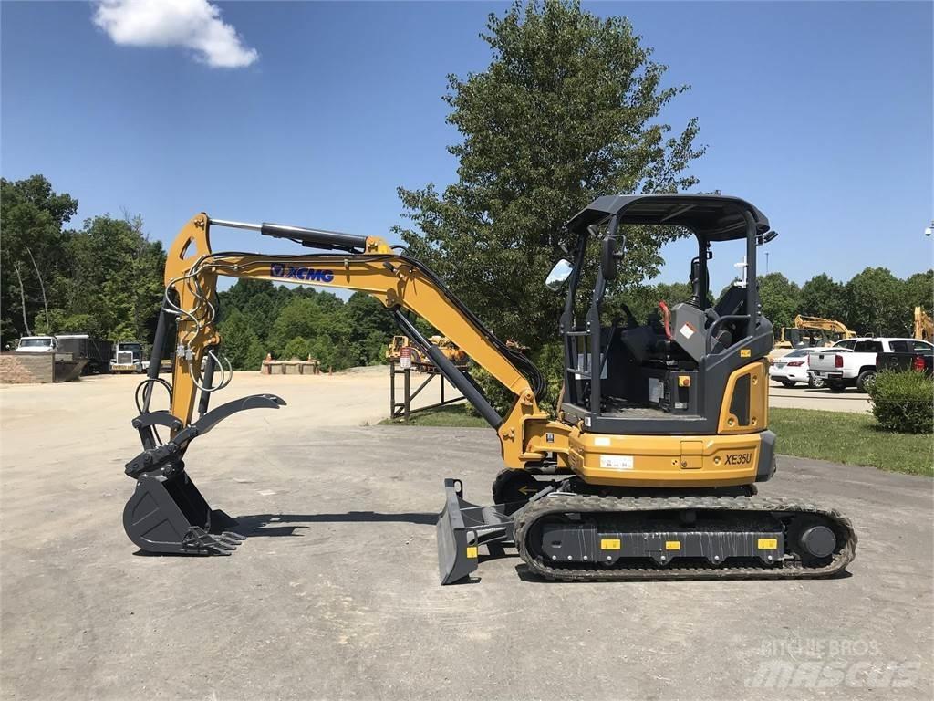 XCMG XE35U Mini ekskavatörler, 7 tona dek