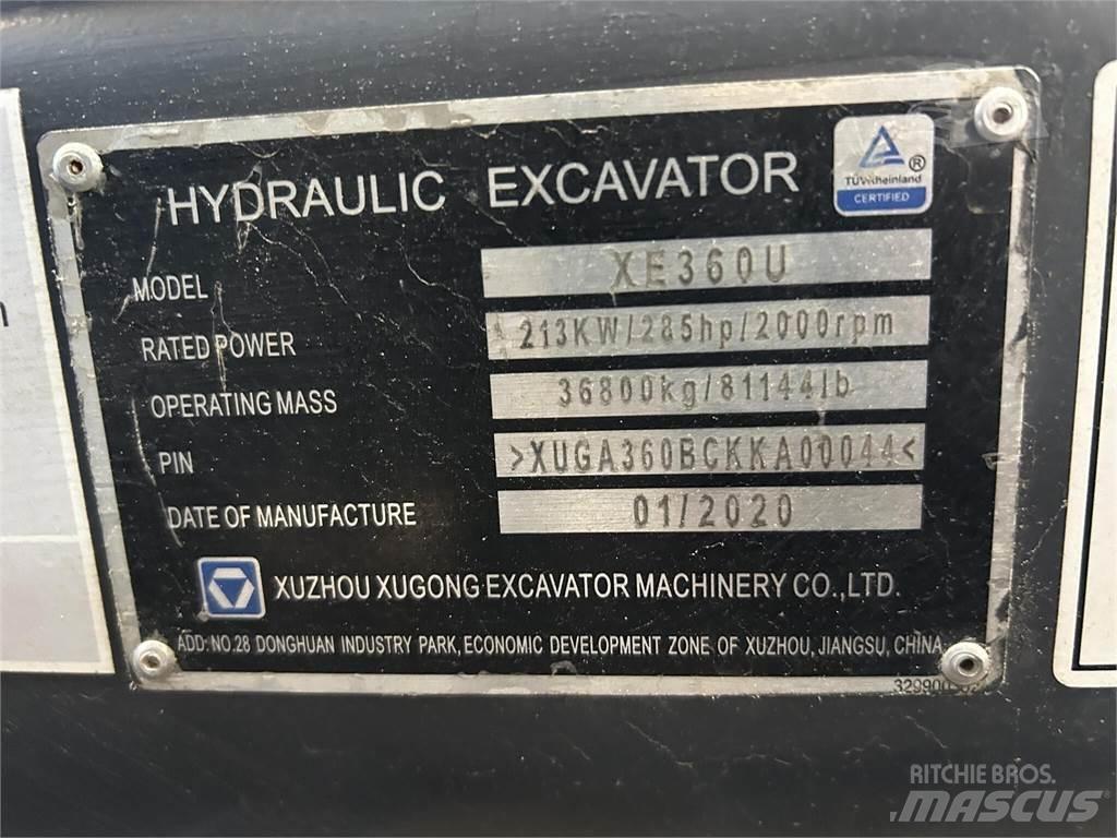 XCMG XE360U Paletli ekskavatörler