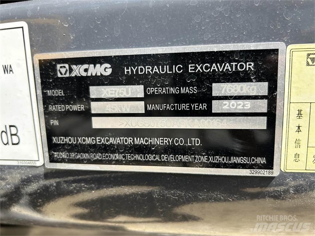 XCMG XE75U Paletli ekskavatörler