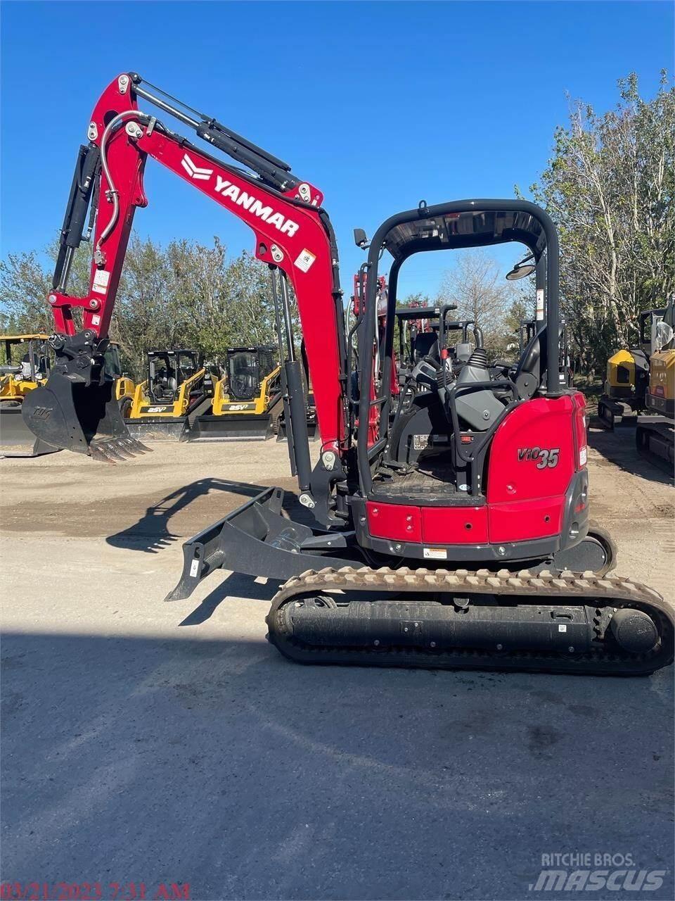 Yanmar VIO35-6A Mini ekskavatörler, 7 tona dek