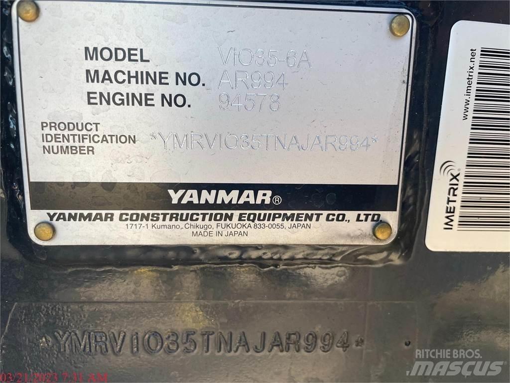 Yanmar VIO35-6A Mini ekskavatörler, 7 tona dek