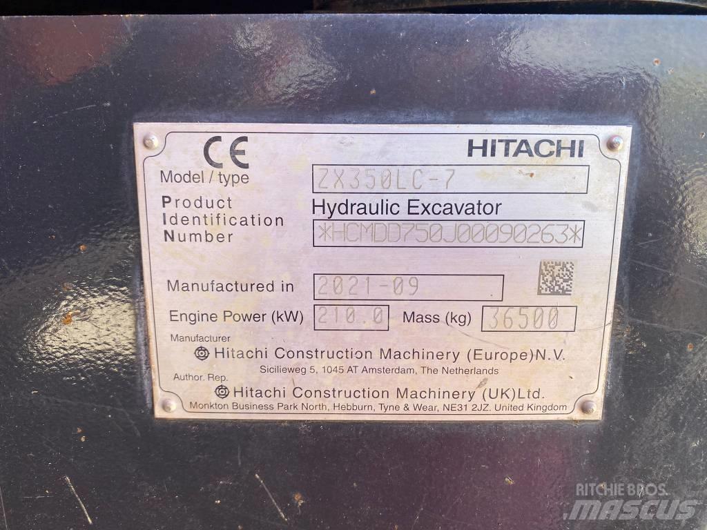 Hitachi ZX 350 LC-6 Paletli ekskavatörler