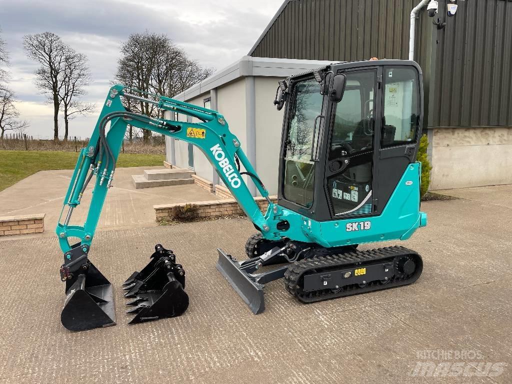 Kobelco SK 19 Mini ekskavatörler, 7 tona dek
