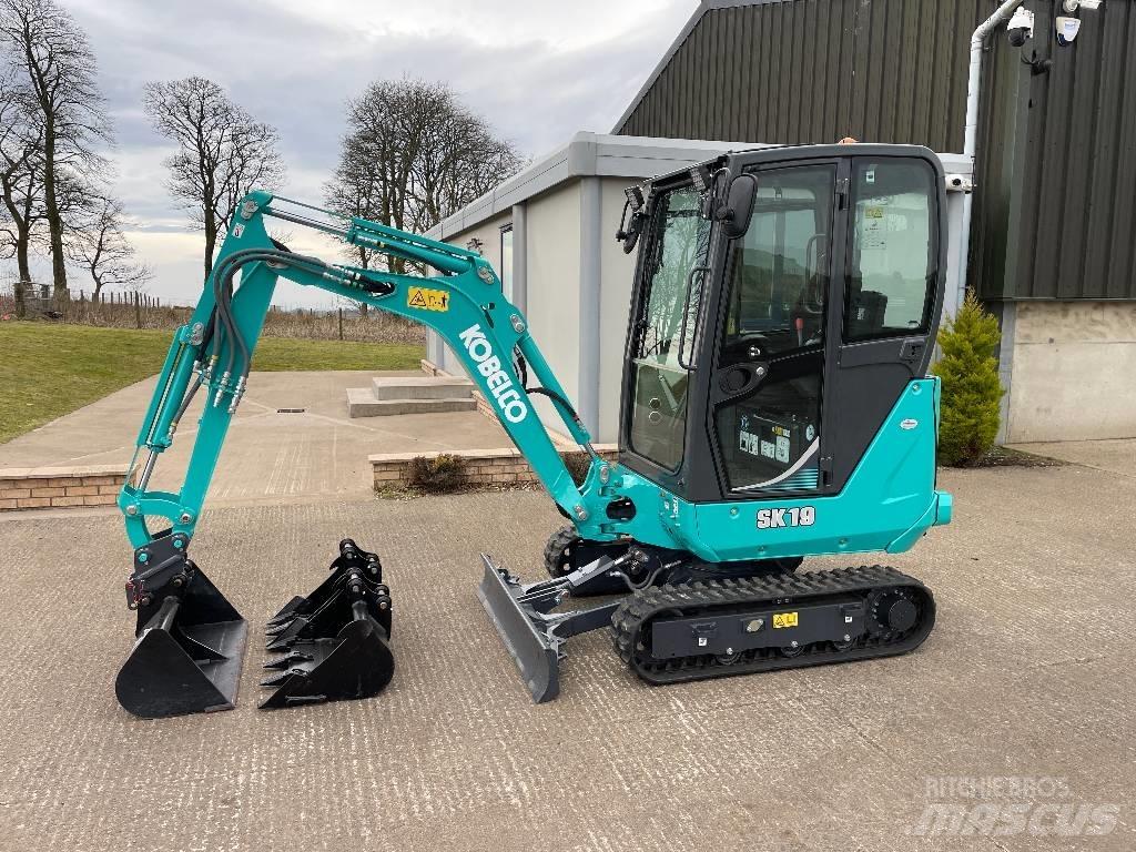 Kobelco SK 19 Mini ekskavatörler, 7 tona dek