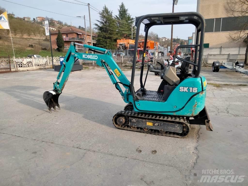 Kobelco SK 16 Mini ekskavatörler, 7 tona dek