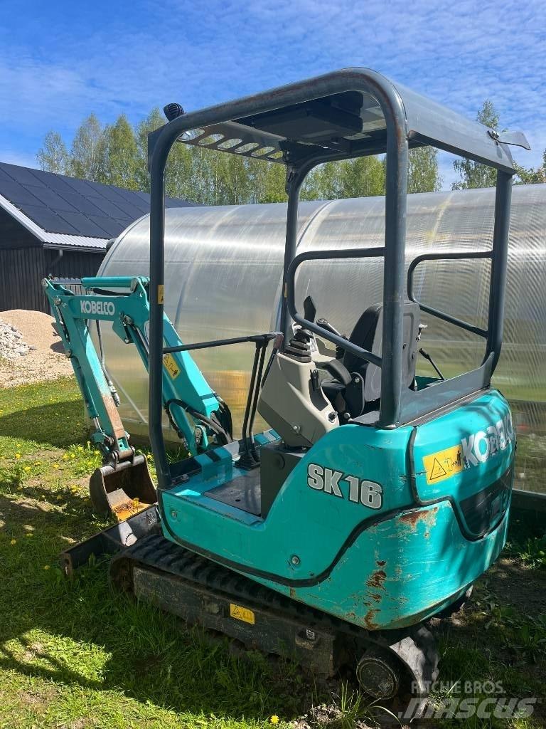 Kobelco SK 16 Mini ekskavatörler, 7 tona dek