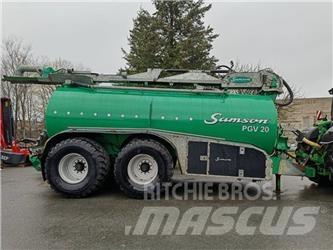 Samson PG 20 Sivi gübre ve ilaç tankerleri