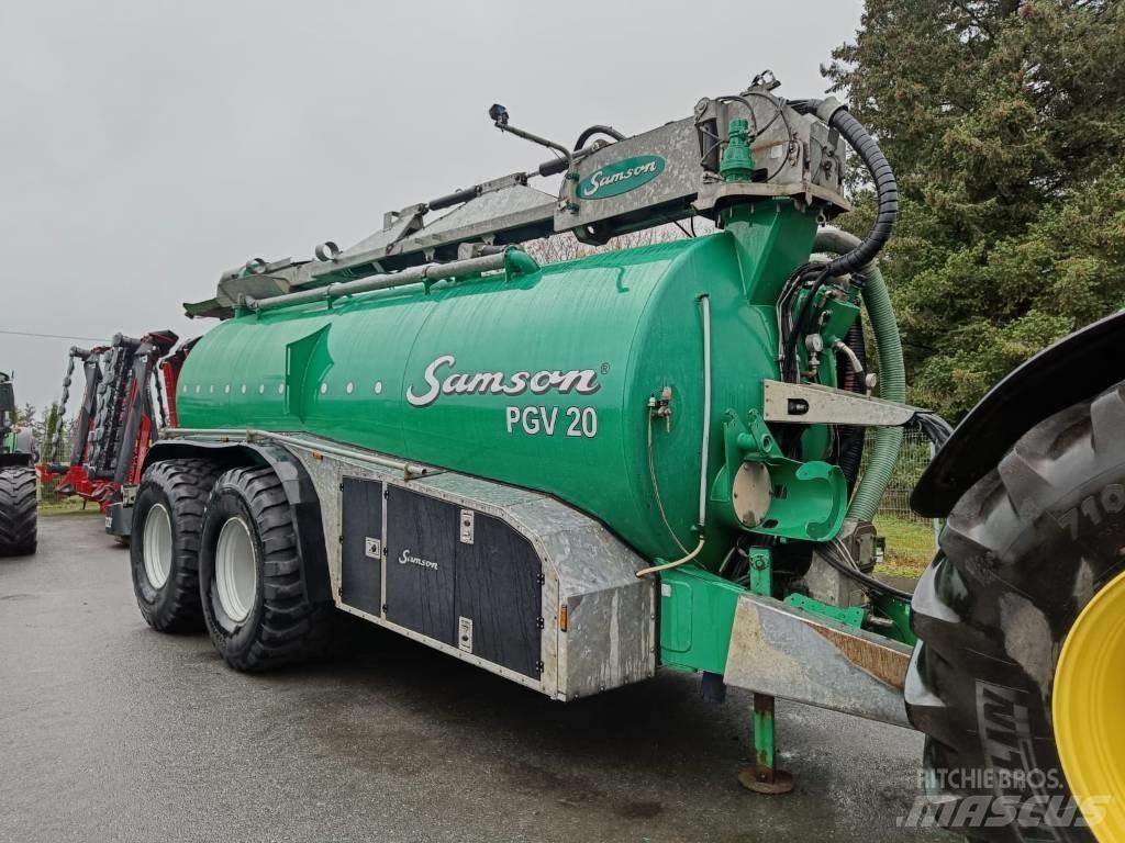 Samson PG 20 Sivi gübre ve ilaç tankerleri