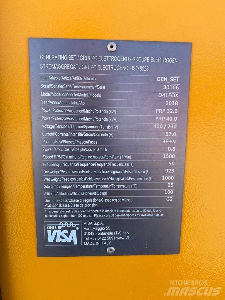  Generator D41FOX Diğer Jeneratörler