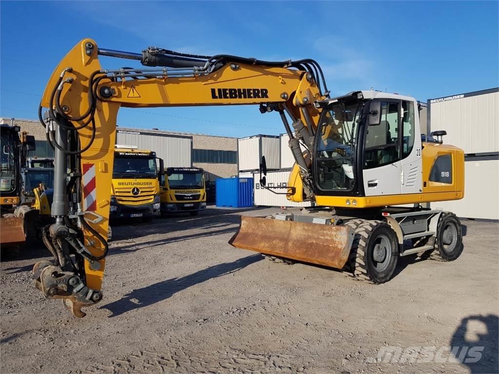 Liebherr A918 Lastik tekerli ekskavatörler