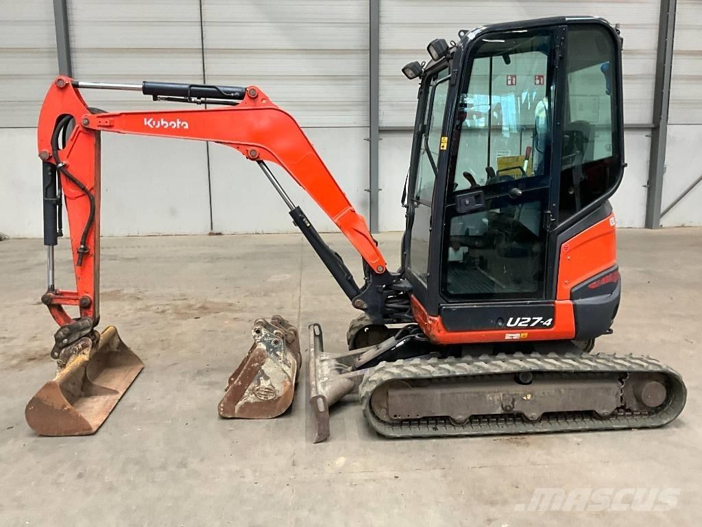 Kubota U 27-4 Mini ekskavatörler, 7 tona dek