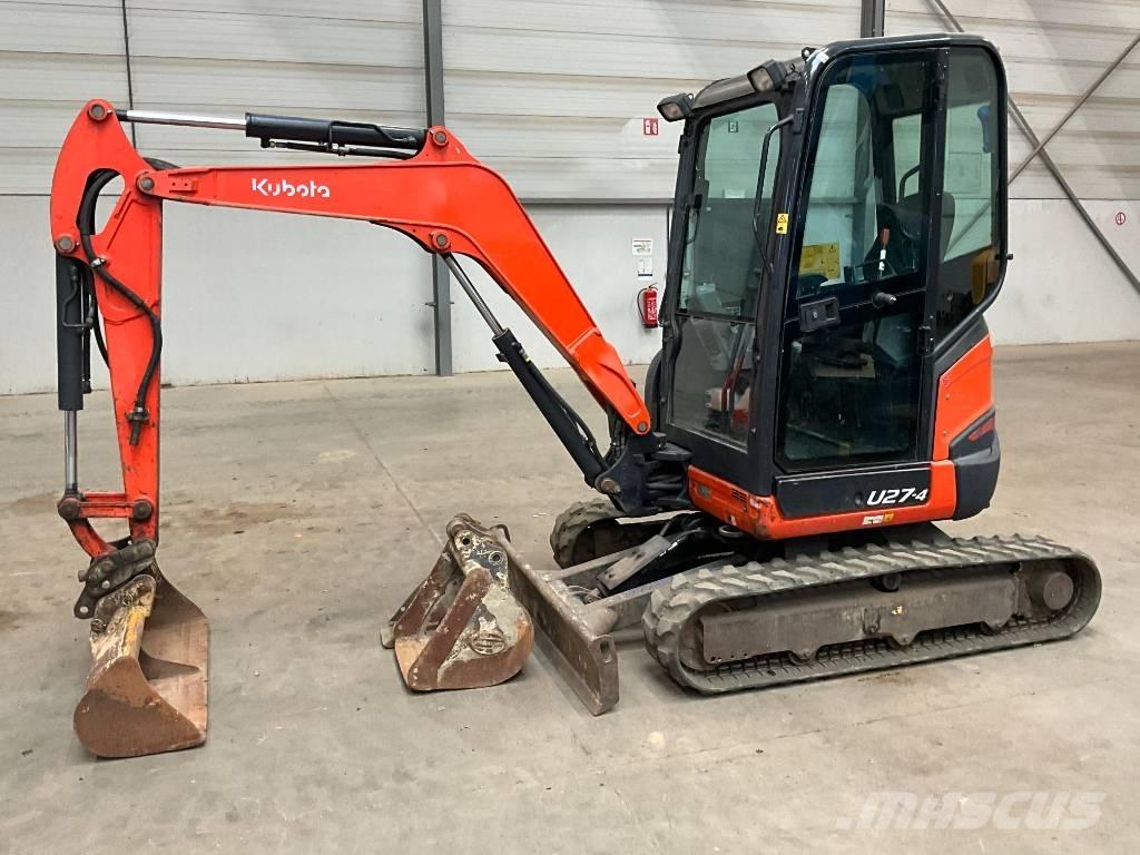 Kubota U 27-4 Mini ekskavatörler, 7 tona dek