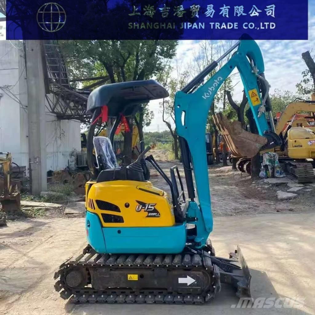 Kubota U 15 Mini ekskavatörler, 7 tona dek