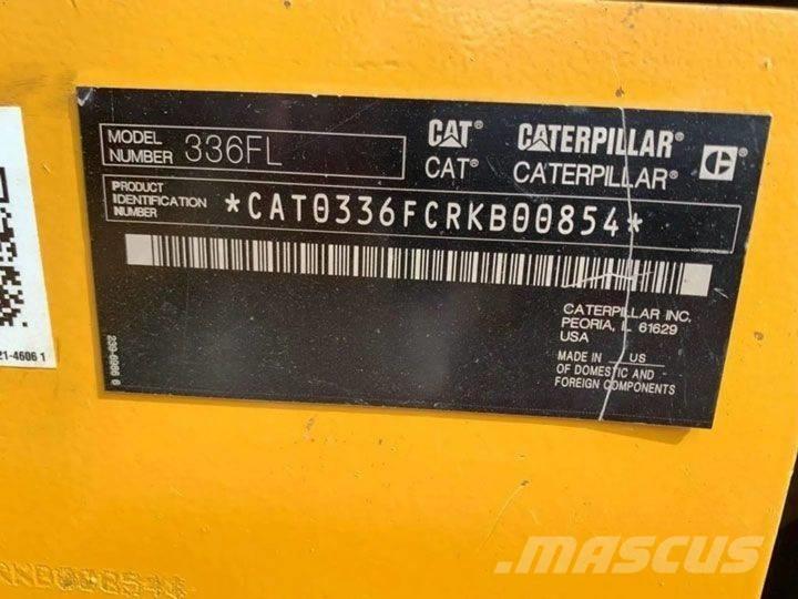 CAT 336 F L Paletli ekskavatörler