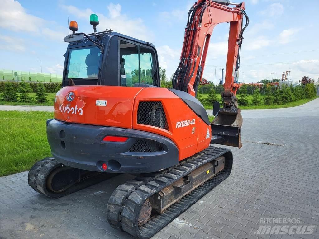 Kubota KX080-40 Paletli ekskavatörler