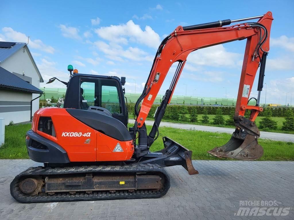 Kubota KX080-40 Paletli ekskavatörler