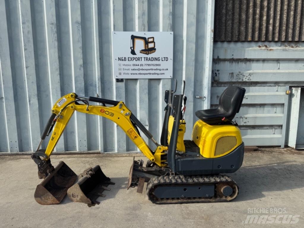 Wacker Neuson 803 Mini ekskavatörler, 7 tona dek