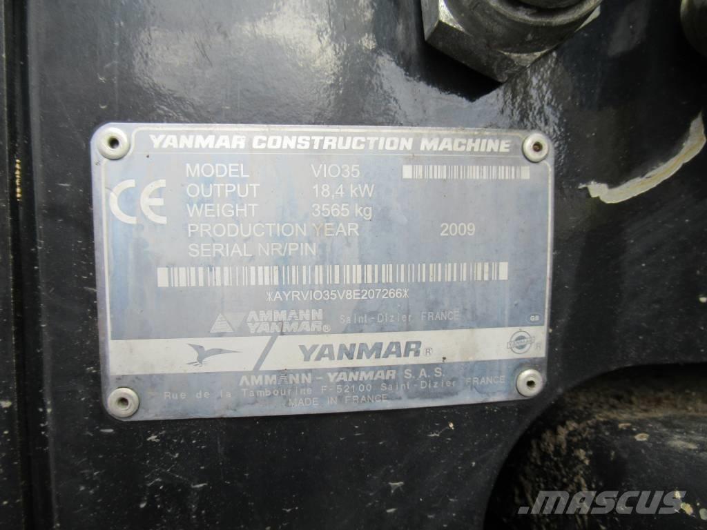 Yanmar VIO 35 Mini ekskavatörler, 7 tona dek