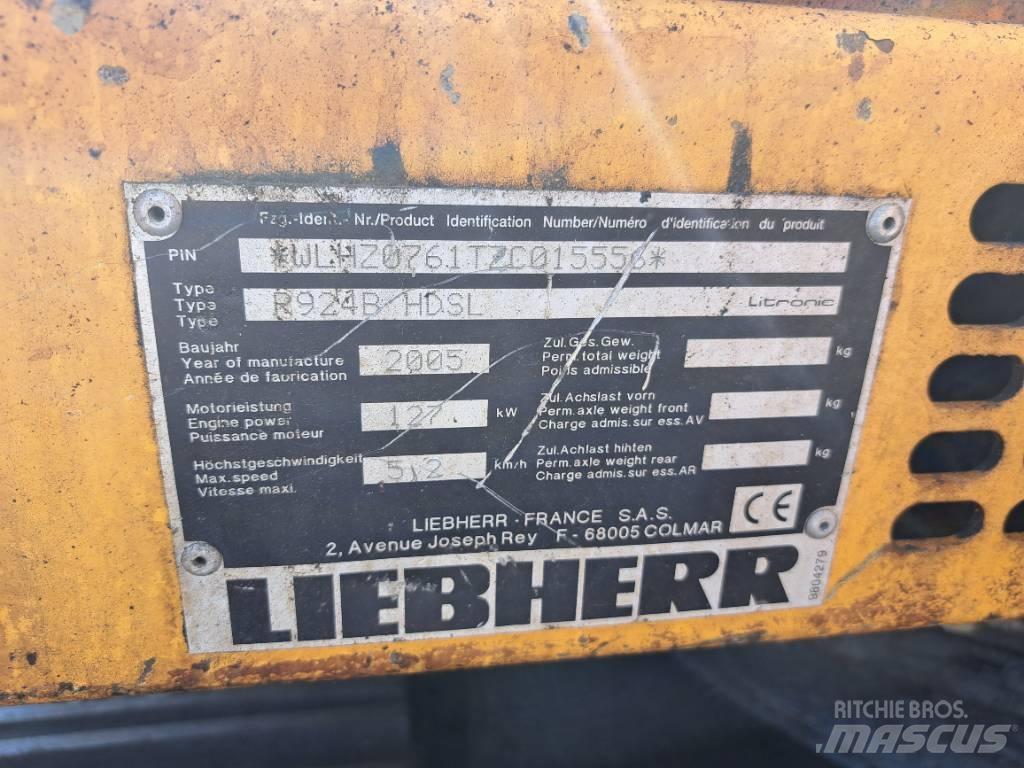 Liebherr R924B HDSL Paletli ekskavatörler
