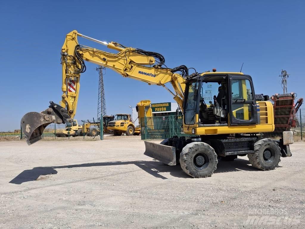 Komatsu PW 148-8 Lastik tekerli ekskavatörler