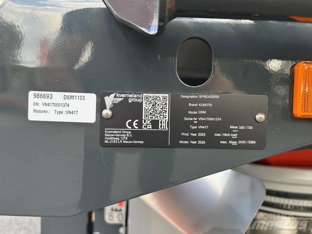 Kubota DSM 1100 Mineral gübre dagiticilar