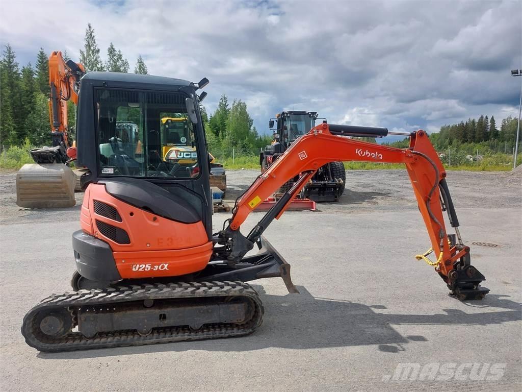 Kubota U25-3 Mini ekskavatörler, 7 tona dek